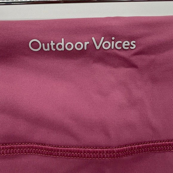 Outdoor Voices Zoom 7/8 Length Colorblock Leggings TechSweat Purple Size XL - Picture 7 of 16